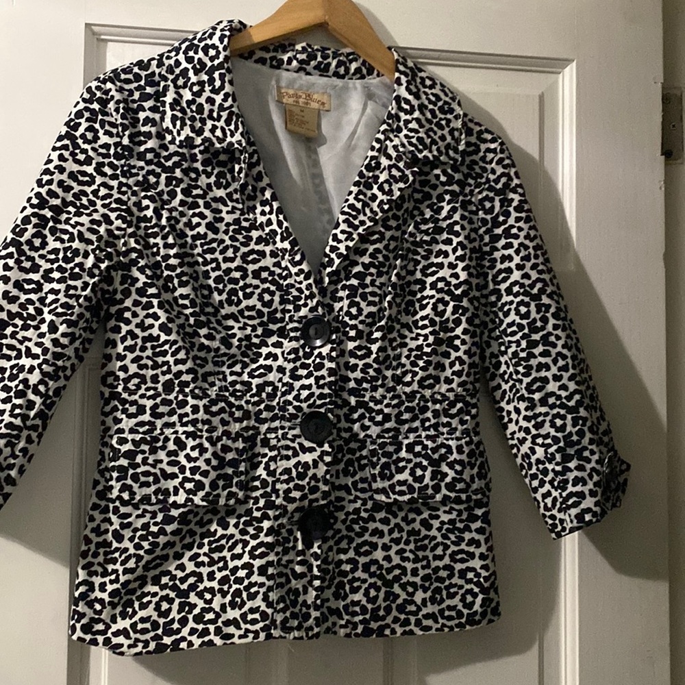 Cute Lil Cheetah Print Blazer